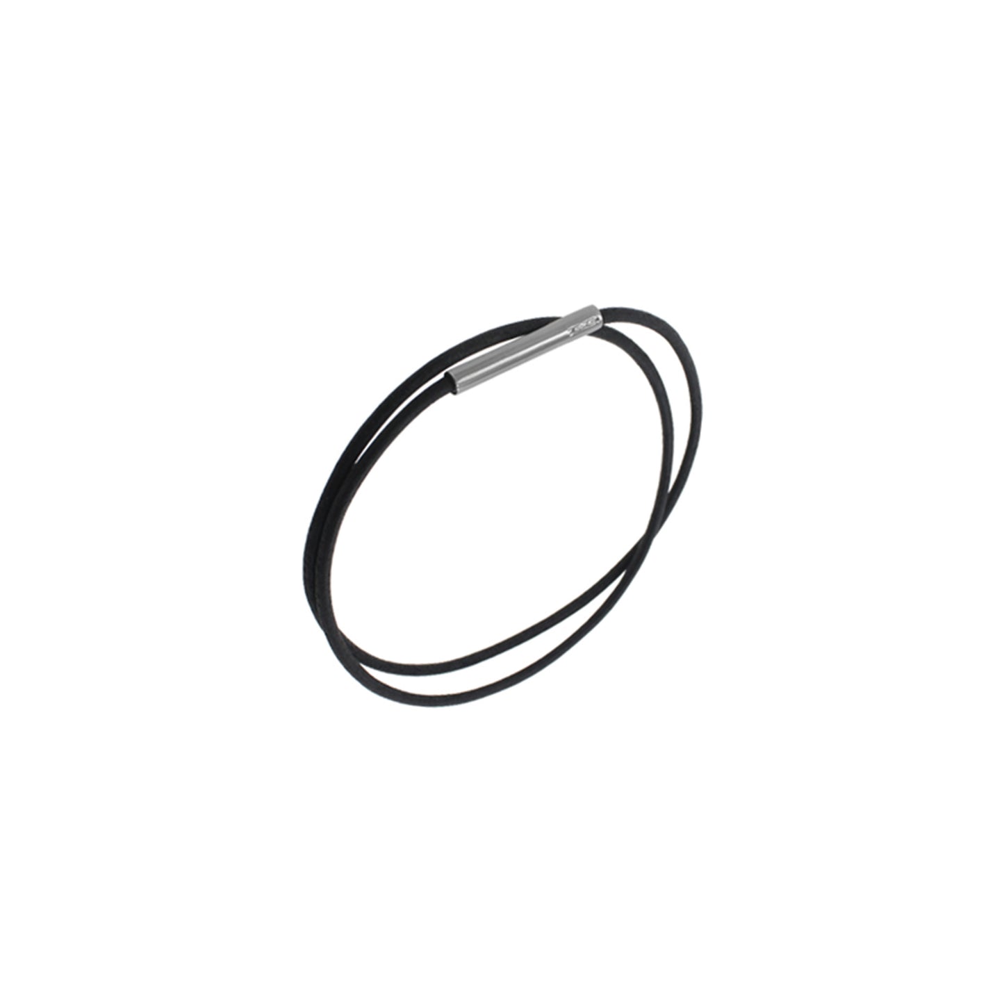 Bracelet Matte Black 2mm w/ Stable lock