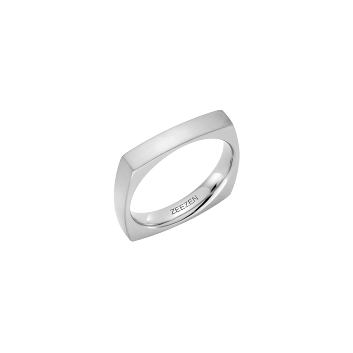 Titan Ring Matte square 4mm