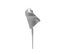 Titanvedhæng Stingray – fladhamret/poleret