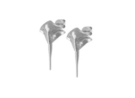 Titanium ørestikker Stingray – fladhamrede/polerede