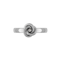 Titanring med diamant – poleret