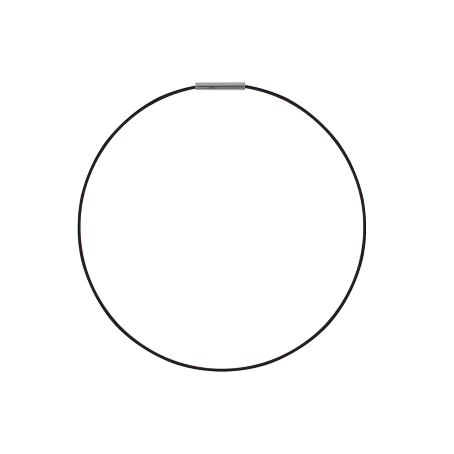 Bracelet Matte Black 1.5mm w/ Stable lock