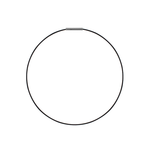 Bracelet Matte Black 1.5mm w/ Stable lock