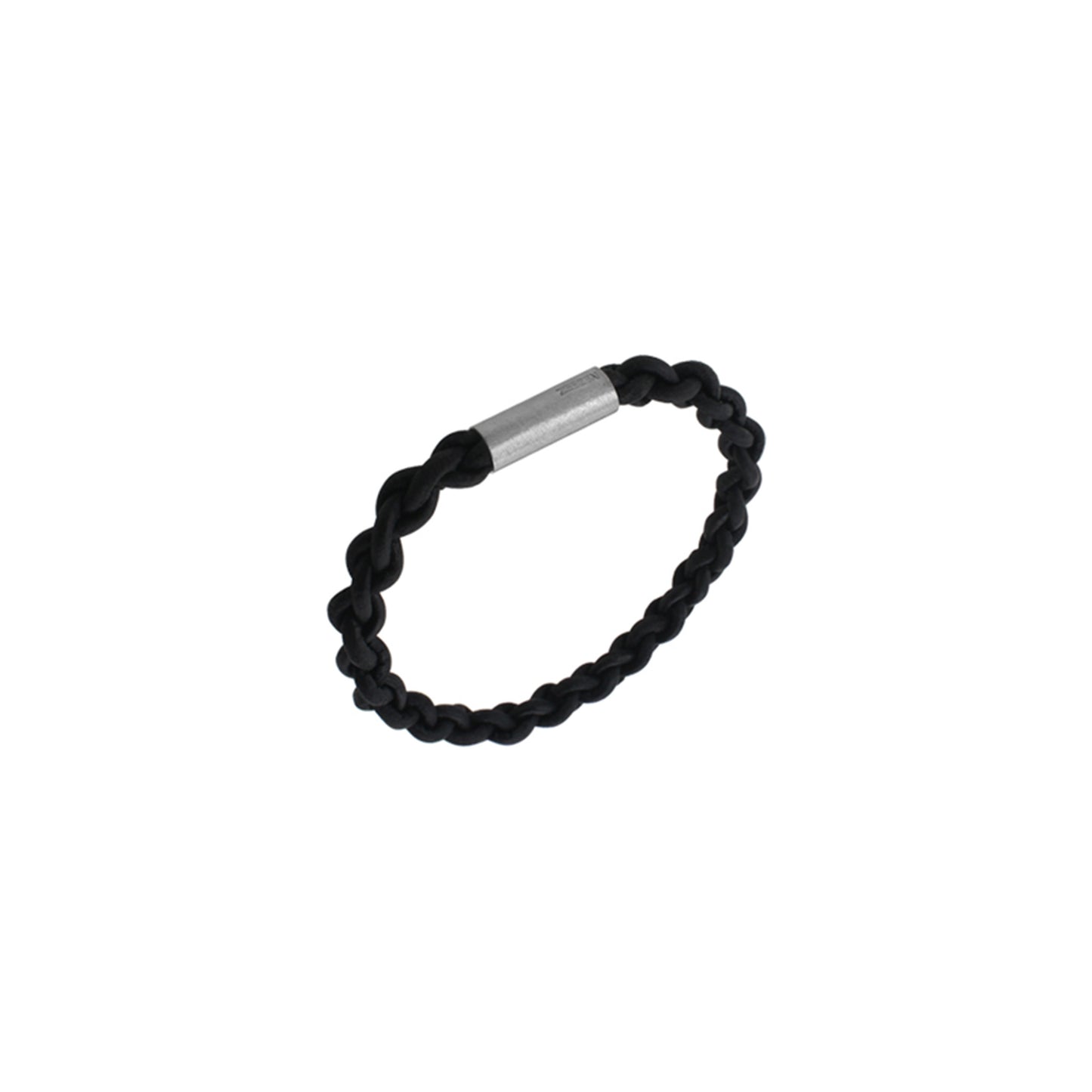 Bracelet (2mm) Mat Black 6mm w/ Magnetic Lock Iced