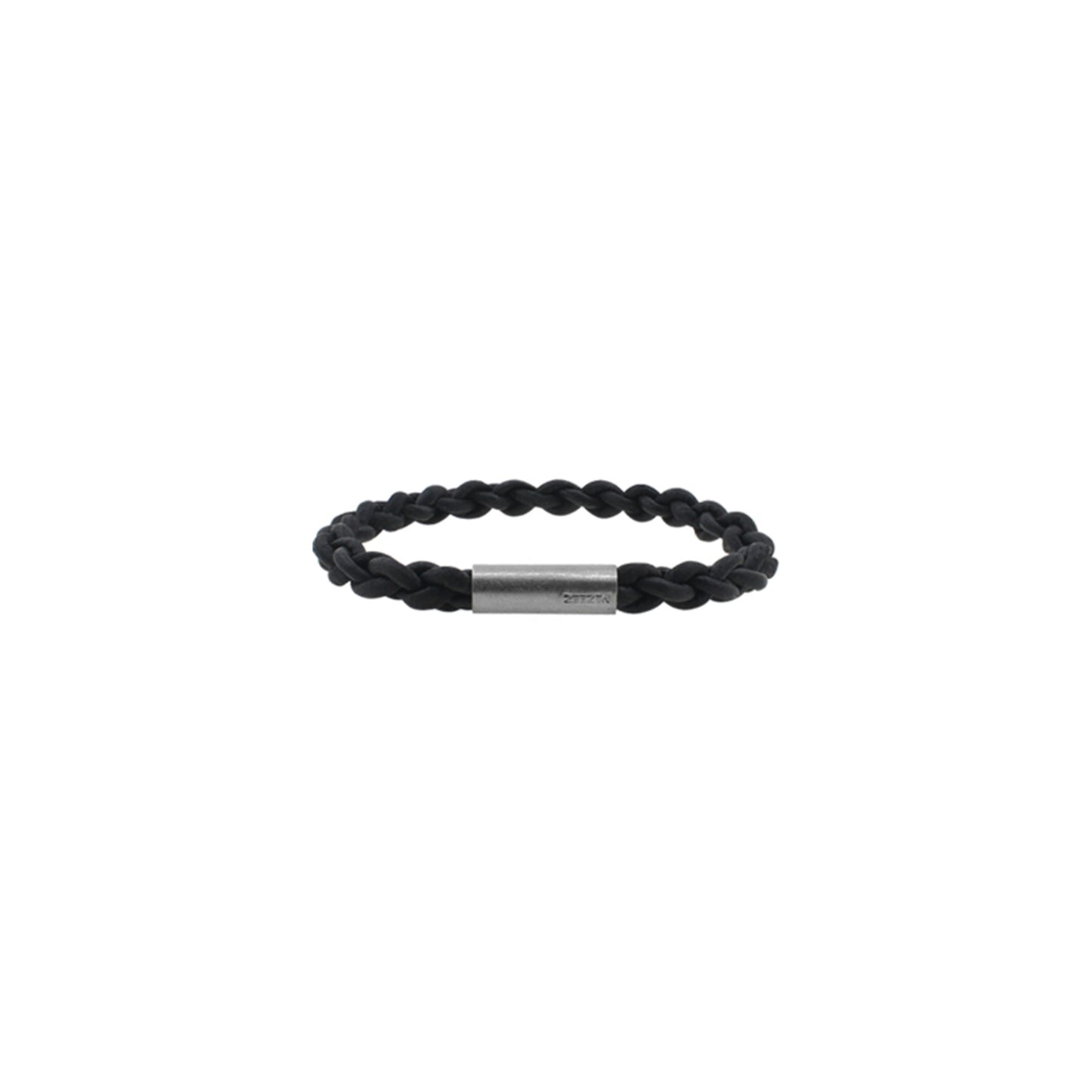 Bracelet (2mm) Mat Black 6mm w/ Magnetic Lock Iced