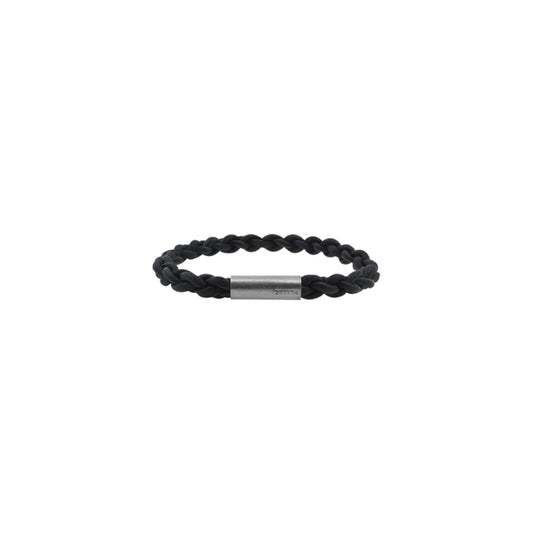 Bracelet (2mm) Mat Black 6mm w/ Magnetic Lock Iced
