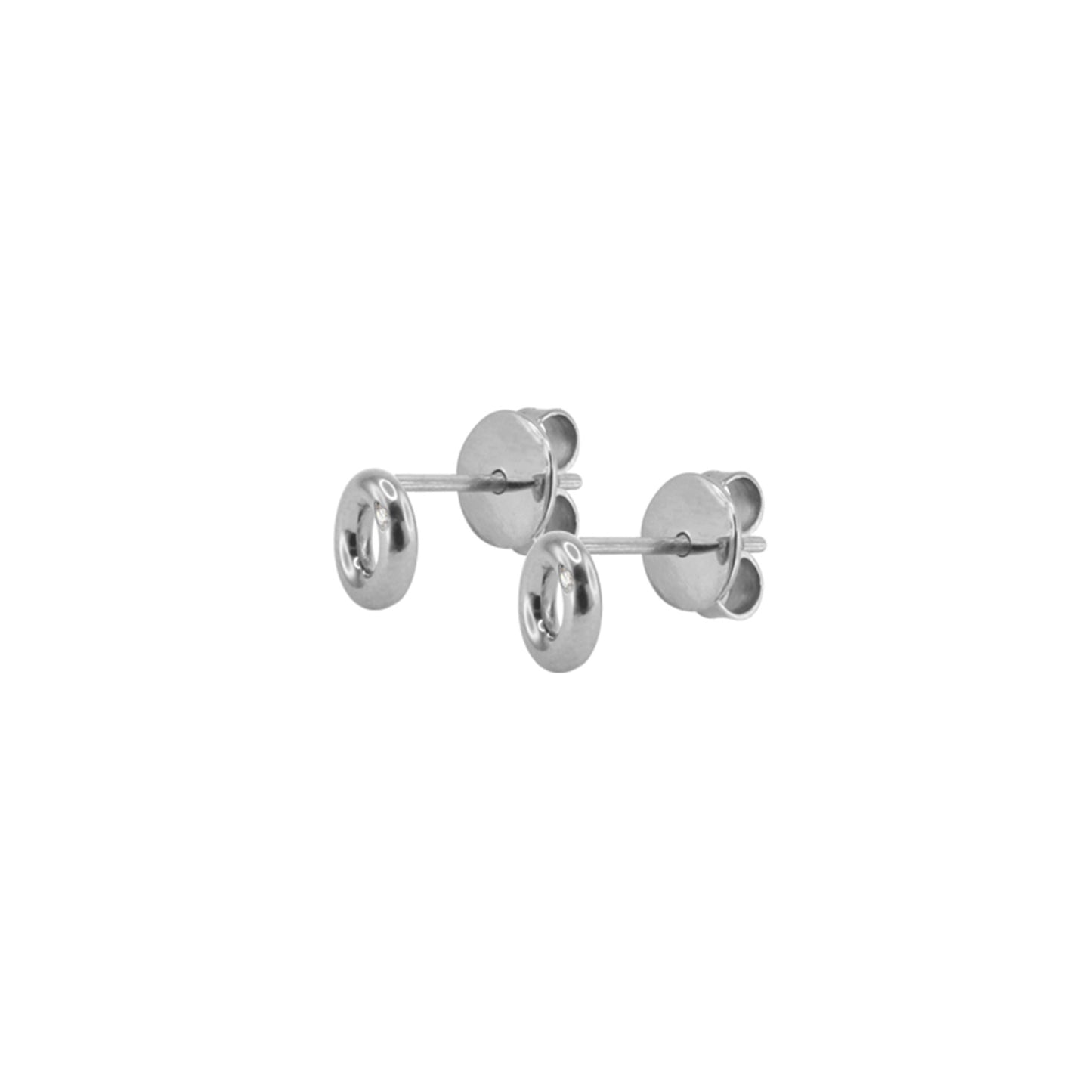 Earstick with Diamond (2x 0.005ct White) (Polished)