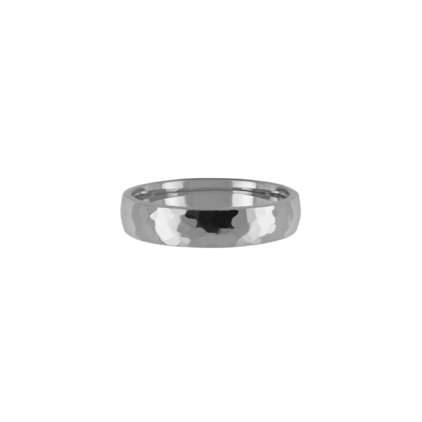 Titan Ring Natural Hammered 5mm