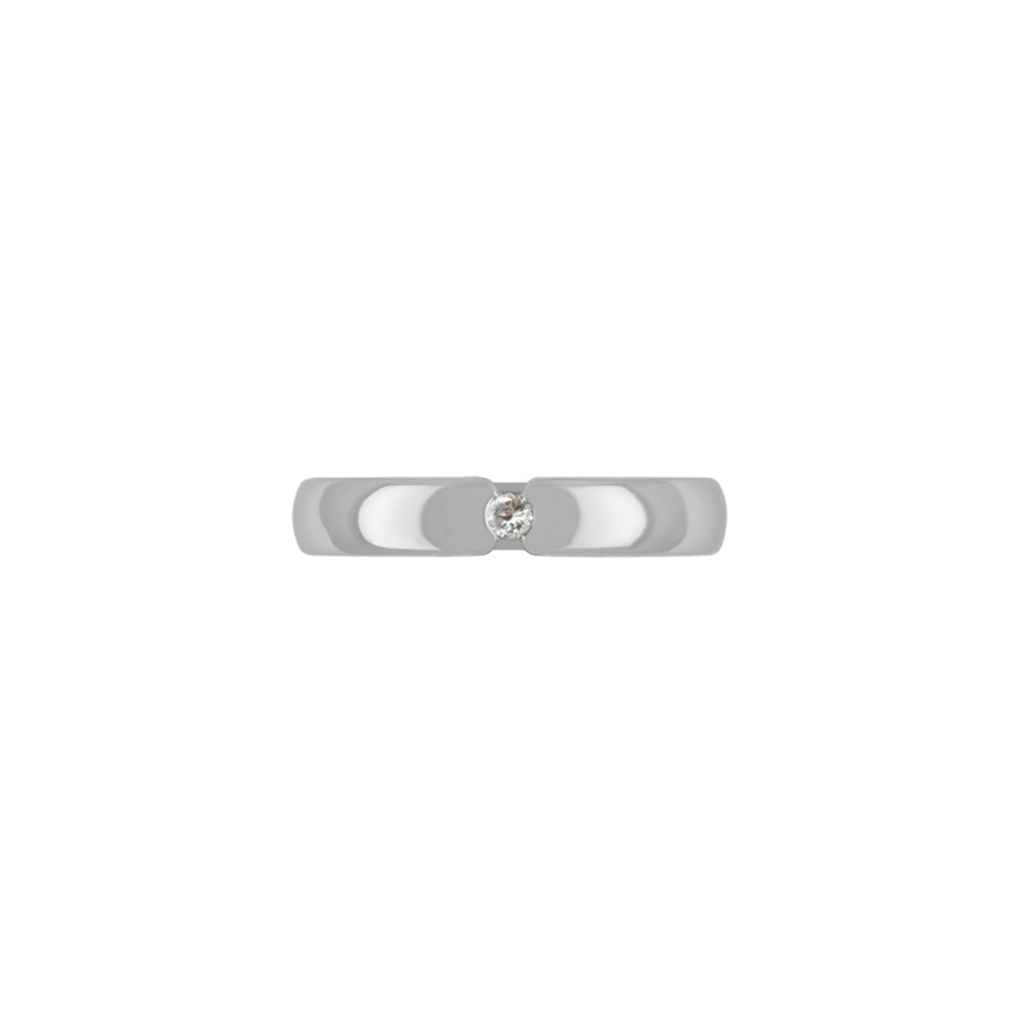 Titan Ring w/ Diamond (1x0.03ct.White TWP) Polished